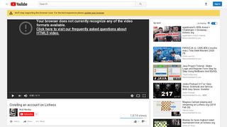 
                            7. Creating an account on Lichess - YouTube