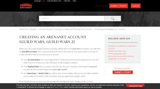 
                            13. Creating an ArenaNet Account (Guild Wars, Guild Wars 2) – Guild ...