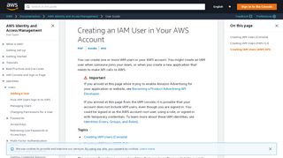 
                            6. Creating an IAM User in Your AWS Account - AWS Identity and Access ...