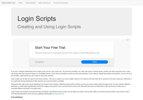 
                            11. Creating and Using LoginScripts Creating and Using Login Scripts ...