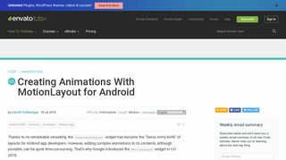 
                            7. Creating Animations With MotionLayout for Android - Code Tuts