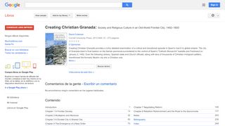 
                            8. Creating Christian Granada: Society and Religious Culture in an ...