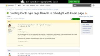 
                            2. Creating Cool Login page Sample in Silverlight with Home page ...