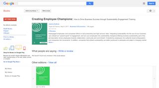 
                            10. Creating Employee Champions: How to Drive Business Success through ...