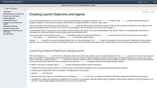 
                            5. Creating Launch Daemons and Agents - Apple Developer
