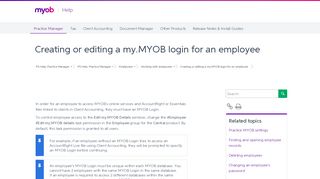 
                            5. Creating or editing a my.MYOB login for an employee - PS Help ...