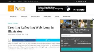 
                            5. Creating Reflecting Web Icons in Illustrator - Layers Magazine