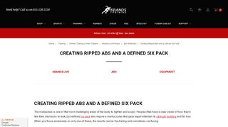 
                            8. Creating Ripped Abs and a Defined Six Pack - Kbands Training