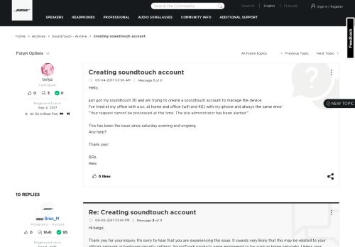 
                            4. Creating soundtouch account - Bose Community