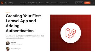 
                            13. Creating your first Laravel app and adding authentication - Auth0