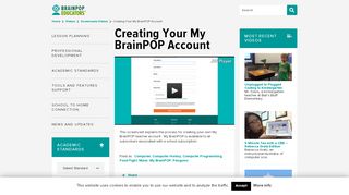 
                            6. Creating Your My BrainPOP Account | BrainPOP Educators