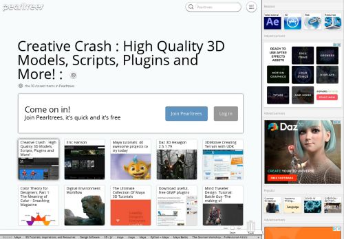 
                            3. Creative Crash : High Quality 3D Models, Scripts, Plugins ...