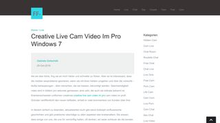 
                            12. Creative Live Cam Video Im Pro Windows 7 - Ff-osten.de