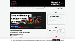 
                            11. Creative Mornings: Anxiety – David Lorscheid - vienna würstelstand
