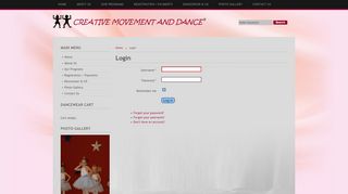 
                            12. Creative Movement and Dance - Login