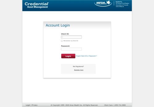 
                            12. Credential Online Login