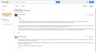
                            7. Credentials and docker login - Google Groups