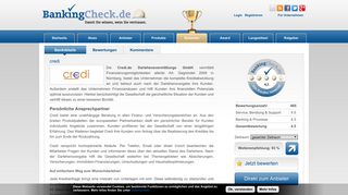 
                            9. credi | BankingCheck.de