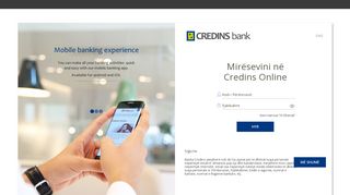 
                            3. Credins Bank - ebanking solution