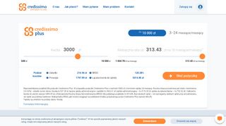 
                            2. Credissimo Plus – szybkie pożyczki online do 10 000 zł.