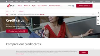 
                            6. Credit and Debit Cards - MCB