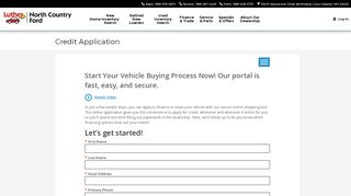 
                            6. Credit Application | North Country Ford Lincoln