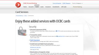 
                            4. Credit Card and Debit Card Services | OCBC - OCBC Bank