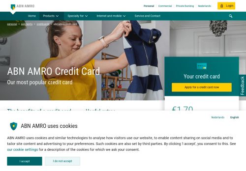 
                            6. Credit Card - Apply for a Credit Card - ABN AMRO