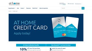 
                            10. Credit Card | At Home