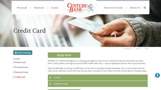 
                            7. Credit Card | Century Bank of Georgia | Cartersville, GA - Calhoun, GA ...
