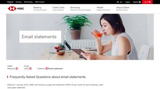 
                            3. Credit Card E-mail Statement - HSBC MY