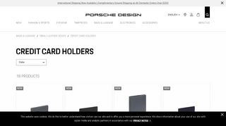 
                            12. Credit Card Holders | - Porsche Design USA