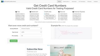 
                            5. Credit Card Numbers Generator | Get Fake Credit Card Numbers for ...