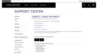 
                            8. Credit Card Payment - Catherines - Service