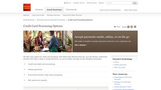 
                            4. Credit Card Processing - Start Accepting Credit Cards ... - Wells Fargo