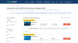 
                            1. Credit Card Promotions Singapore 2019 | MoneySmart.sg