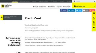 
                            4. Credit Card | Raiffeisen Bank - Fitoni çdo sfidë