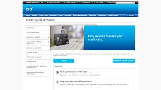 
                            5. Credit Card Services - Citibank Hong Kong - Citibank HK