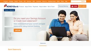 
                            1. Credit Card Statement, Bank Account Statement, Home ... - ICICI Bank