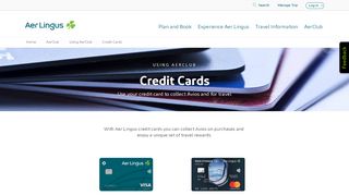 
                            1. Credit Cards - Aer Lingus