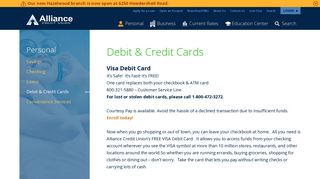 
                            6. Credit Cards - Alliance Credit Union