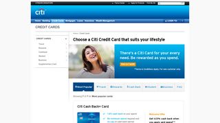 
                            13. Credit Cards - Apply for Citi Credit Card Online - Citibank Singapore