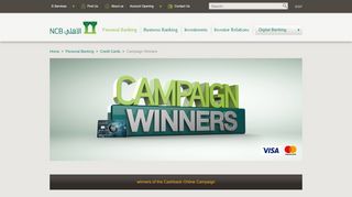 
                            13. Credit Cards Campaign Winners
