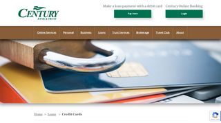 
                            6. Credit Cards Century Bank and Trust