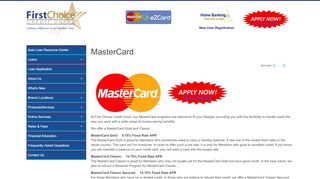 
                            11. Credit Cards - First Choice Credit Union