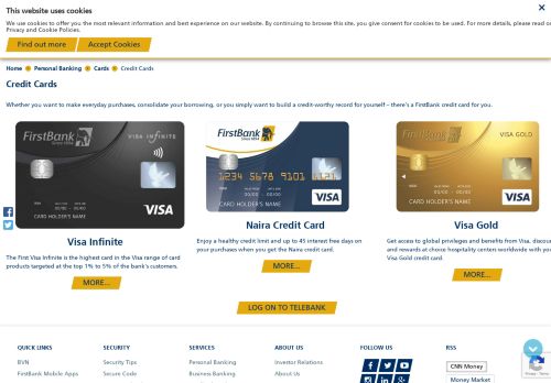 
                            1. Credit Cards - FirstBank Nigeria