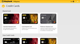 
                            1. Credit Cards | Maybank Philippines
