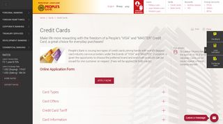 
                            1. Credit Cards | peoples bank