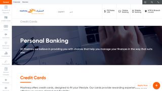 
                            12. Credit Cards | Personal Banking | Mashreq Bank