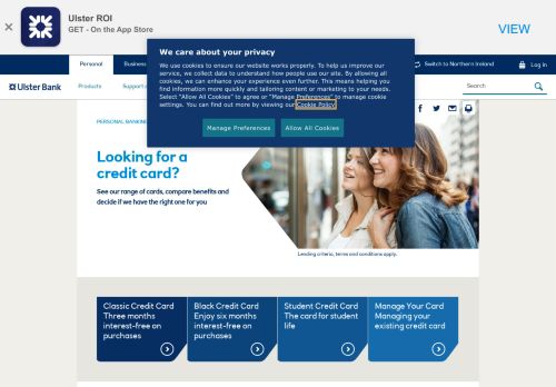 
                            5. Credit Cards – Personal Banking | Ulster Bank